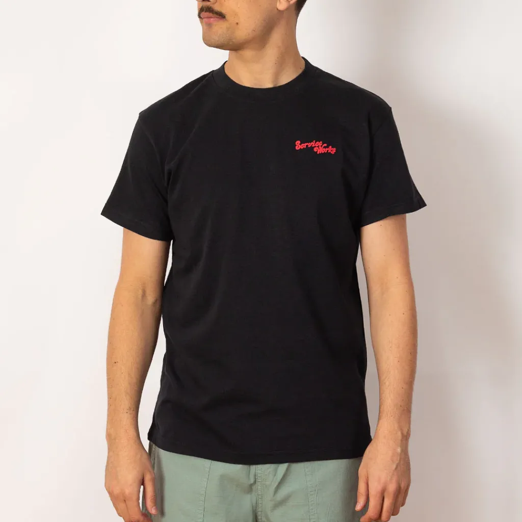T-Shirts|Service Works Work + Pleasure Tee - Black