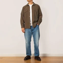 Shirts|Ends and Means Work Shirt - Khaki