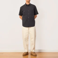 Shirts|Hatski Work S/S Shirt - Top Charcoal