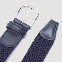 Belts|Anderson's Woven Belt - Navy