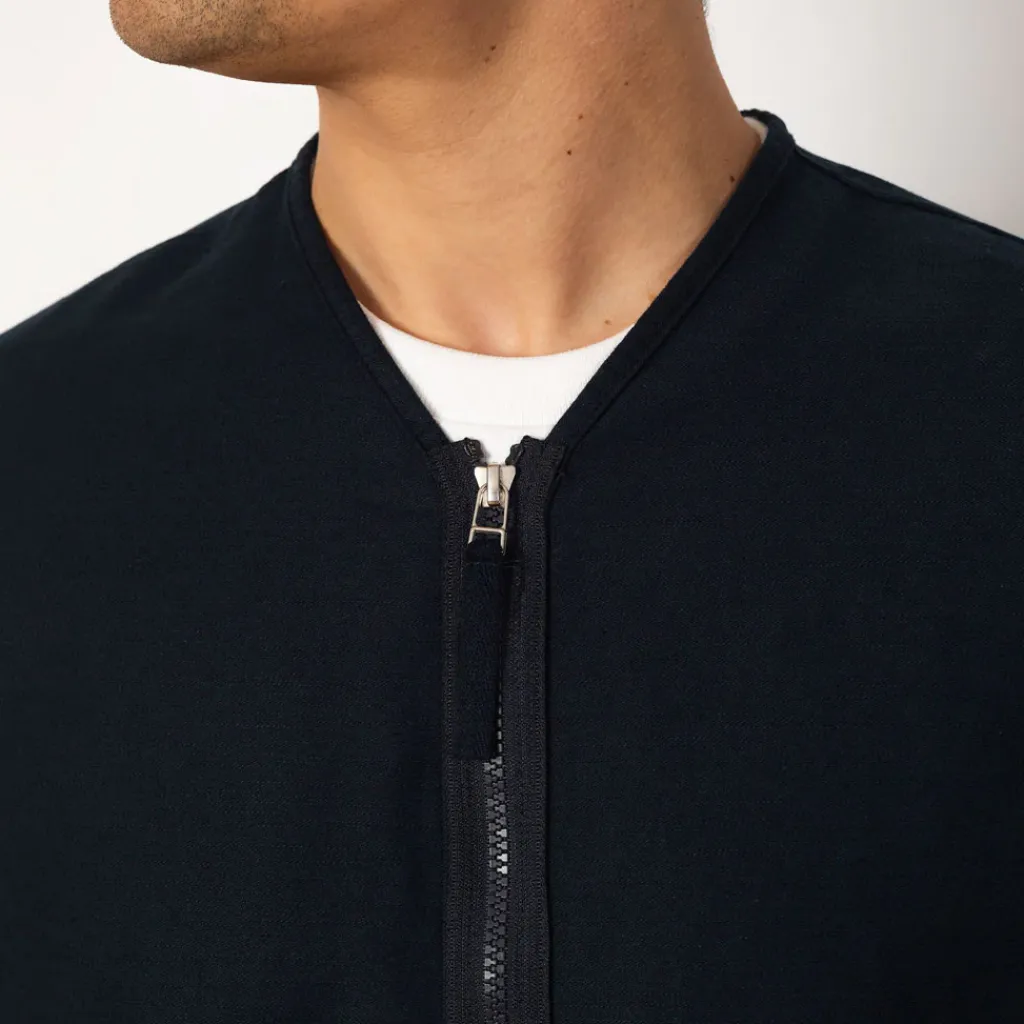 Jackets|Universal Works Zip Liner Jacket - Navy
