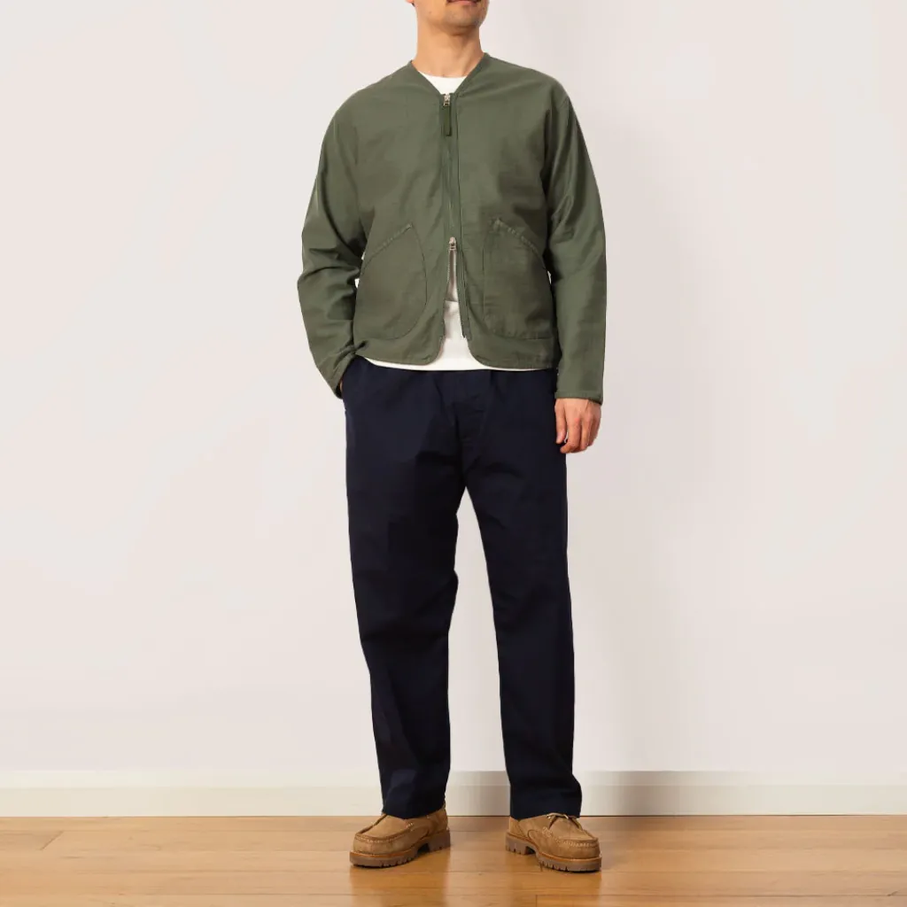 Jackets|Universal Works Zip Liner Jacket - Olive