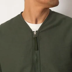 Jackets|Universal Works Zip Liner Jacket - Olive