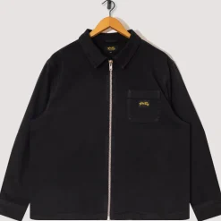 Shirts|Stan Ray Zip Shirt - Washed Black Duck