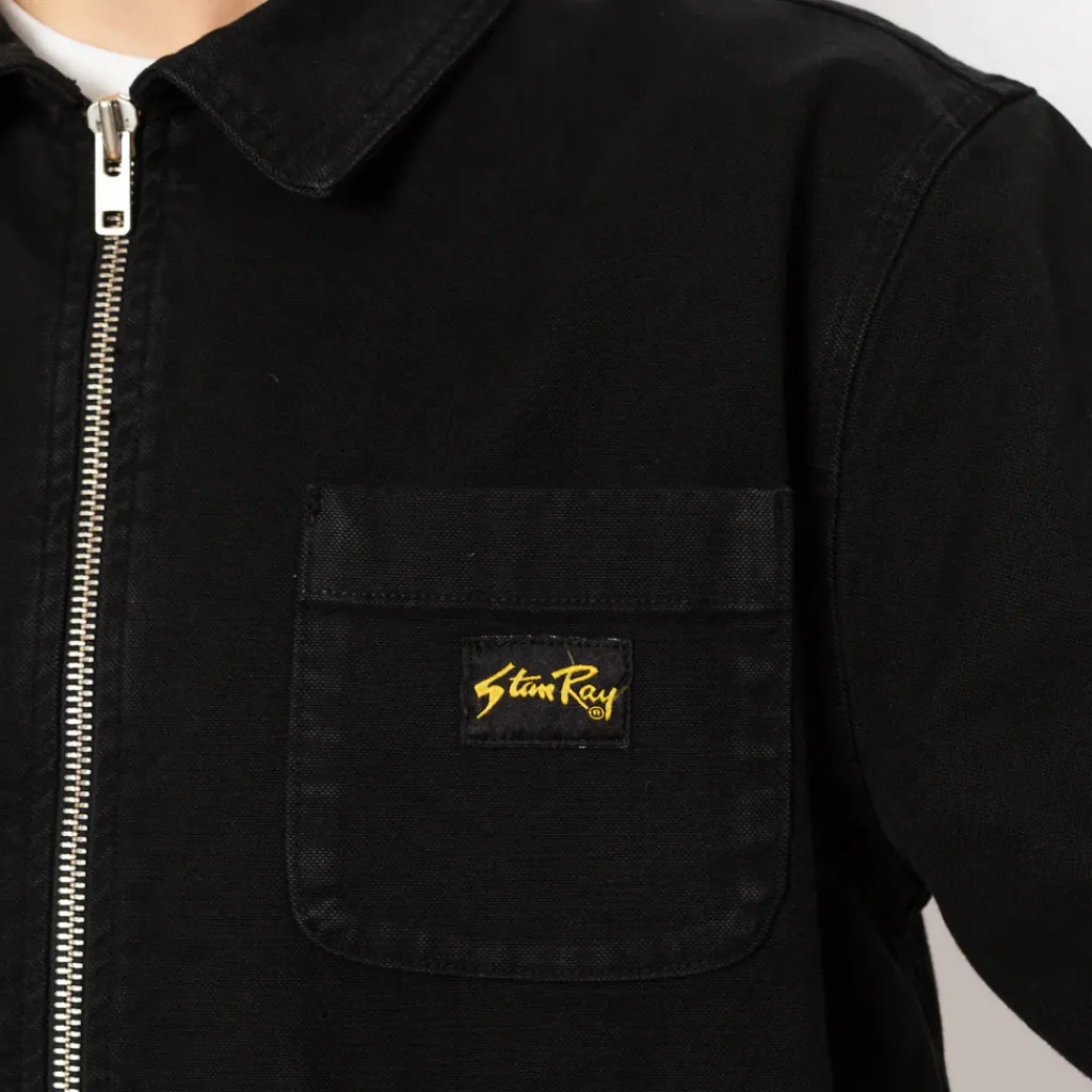 Shirts|Stan Ray Zip Shirt - Washed Black Duck