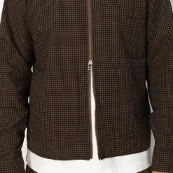Jackets|Universal Works Zip Uniform Jacket - Navy Japanese Seersucker